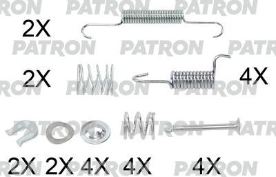 Patron PSRK0176 - Accessory Kit, parking brake shoes car-mod.net