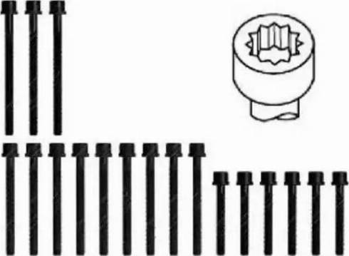 Payen HBS461 - Bolt Kit, cylinder head car-mod.net