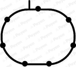 Payen JD5987 - Gasket, intake manifold car-mod.net