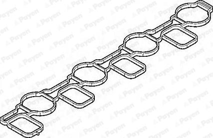 Payen JD6067 - Gasket, intake manifold car-mod.net