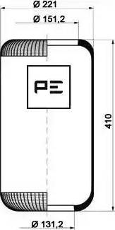PE Automotive 08413470A - Bellow, air suspension car-mod.net