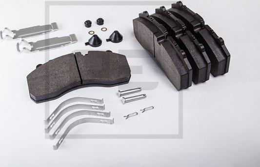 PE Automotive 086.300-50A - Brake Pad Set, disc brake car-mod.net