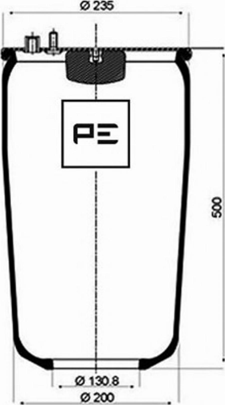 PE Automotive 08425170A - Bellow, air suspension car-mod.net