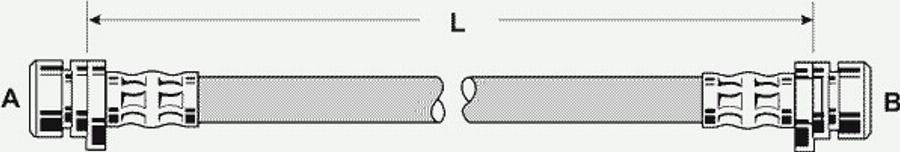 Pex 22508 - Brake Hose car-mod.net