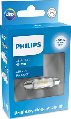 PHILIPS 11866WU60X1 - Bulb, interior light car-mod.net
