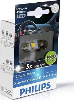 PHILIPS 129454000KX1 - Bulb, interior light car-mod.net