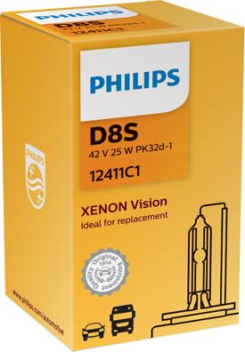 PHILIPS 12411C1 - Bulb, headlight car-mod.net