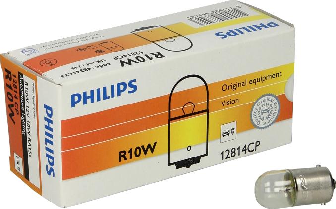 PHILIPS 12814 - Bulb, licence plate light car-mod.net