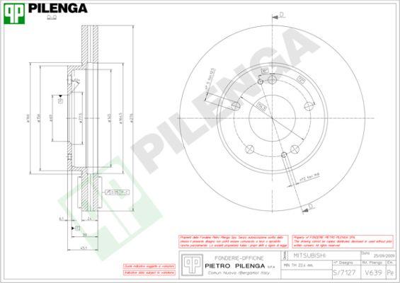 Pilenga V639 - Brake Disc car-mod.net