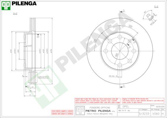 Pilenga V060 - Brake Disc car-mod.net