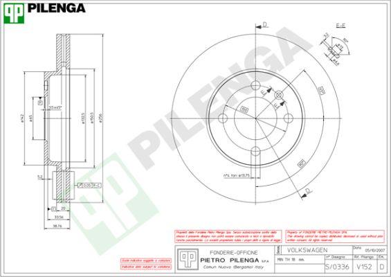 Pilenga V152 - Brake Disc car-mod.net