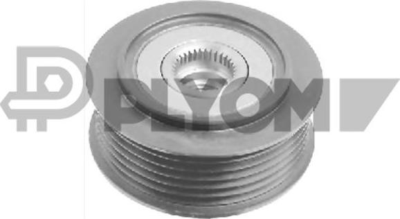 PLYOM P461395 - Pulley, alternator, freewheel clutch car-mod.net