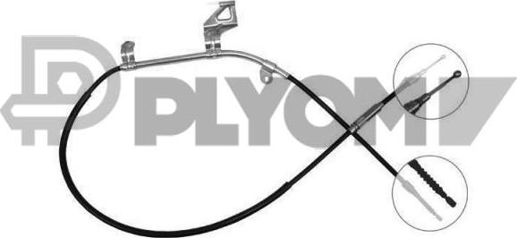 PLYOM P468012 - Cable, parking brake car-mod.net