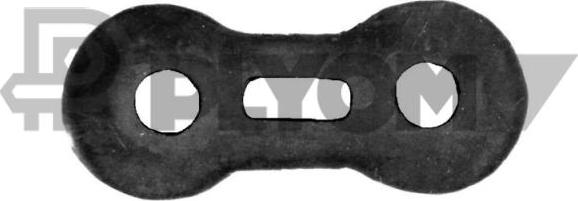 PLYOM P756680 - Holding Bracket, silencer car-mod.net