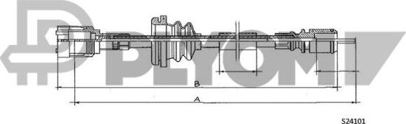 PLYOM P765756 - Tacho Shaft car-mod.net