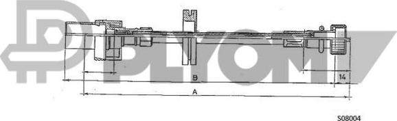 PLYOM P761348 - Tacho Shaft car-mod.net