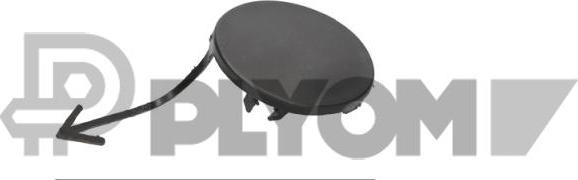 PLYOM P776340 - Flap, tow hook car-mod.net