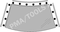 PMA  570538141 - Retaining Clip, windows car-mod.net