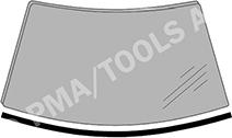 PMA  352318134 - Trim / Protection Strip, windscreen car-mod.net