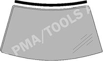 PMA  241908131 - Trim / Protection Strip, windscreen car-mod.net