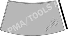 PMA  352318133 - Trim / Protection Strip, windscreen car-mod.net