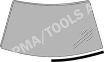 PMA  111528134 - Trim / Protection Strip, windscreen car-mod.net