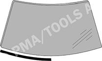 PMA  111528135 - Trim / Protection Strip, windscreen car-mod.net