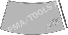 PMA  111528137 - Trim / Protection Strip, windscreen car-mod.net