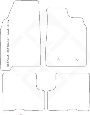 PMA PCFM3095P - Floor Mat Set car-mod.net