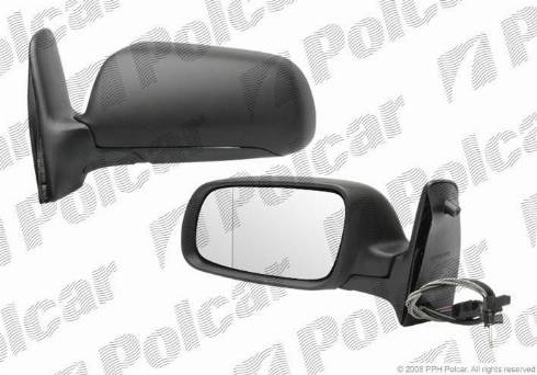 Polcar 9551511M - Outside Mirror car-mod.net