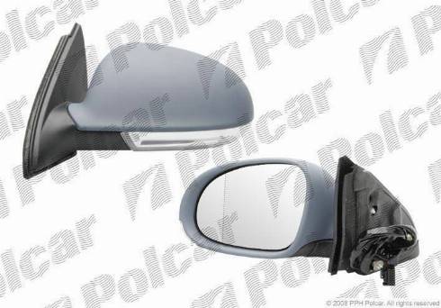 Polcar 9514515M - Outside Mirror car-mod.net