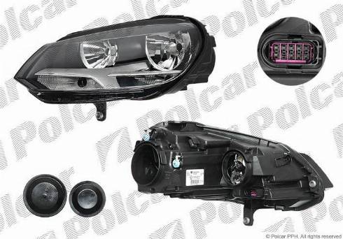 Polcar 95R109-H - Headlight car-mod.net