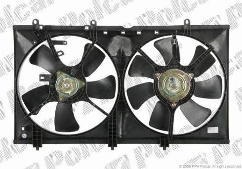 Polcar 523323W1 - Fan, radiator car-mod.net
