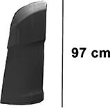 Poliplast 200.15853D - Air Deflector, driver cab car-mod.net