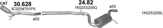 Polmo POLMO99603 - Exhaust System car-mod.net