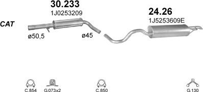 Polmo POLMO99308 - Exhaust System car-mod.net