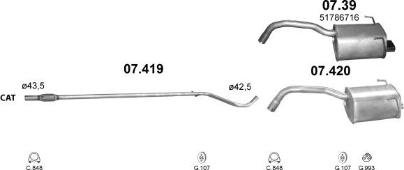 Polmo POLMO00632 - Exhaust System car-mod.net