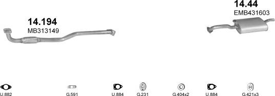 Polmo POLMO00024 - Exhaust System car-mod.net