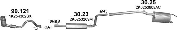 Polmo POLMO00274 - Exhaust System car-mod.net