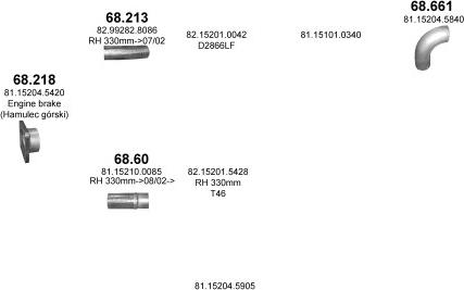 Polmo POLMO01085 - Exhaust System car-mod.net