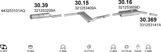 Polmo POLMO01777 - Exhaust System car-mod.net