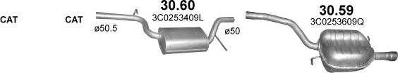 Polmo POLMO07549 - Exhaust System car-mod.net