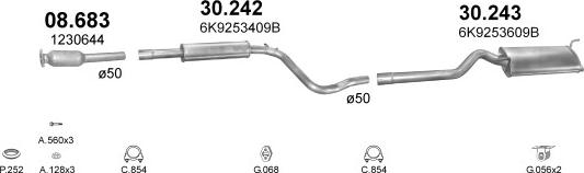 Polmo POLMO10465 - Exhaust System car-mod.net