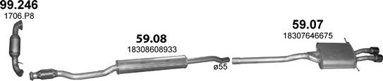 Polmo POLMO10018 - Exhaust System car-mod.net