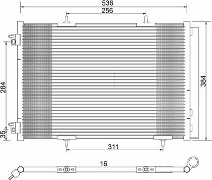 PowerMax 7110415 - Condenser, air conditioning car-mod.net