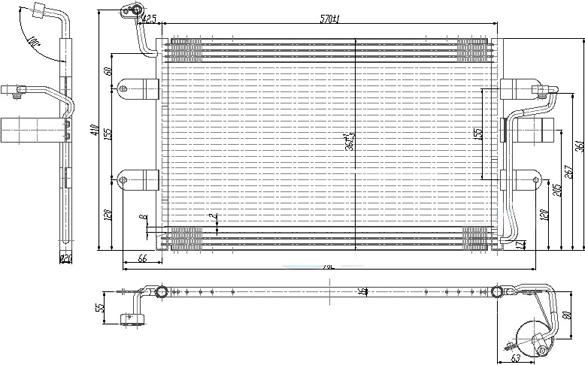 PowerMax 7110437 - Condenser, air conditioning car-mod.net