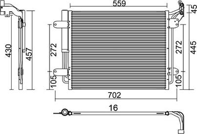 PowerMax 7110384 - Condenser, air conditioning car-mod.net