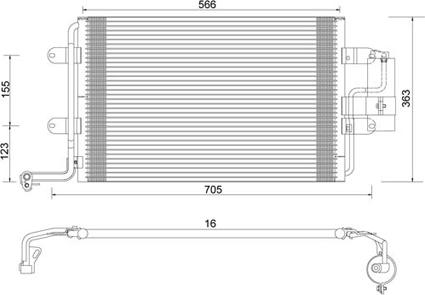 PowerMax 7110293 - Condenser, air conditioning car-mod.net