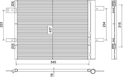 PowerMax 7110750 - Condenser, air conditioning car-mod.net
