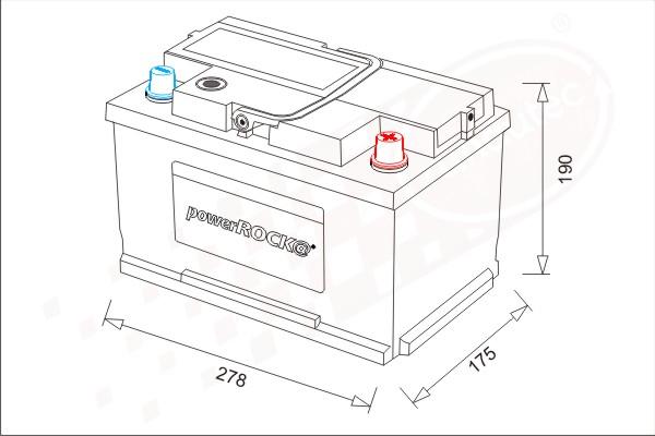 PowerROCK BAT068RHN - Starter Battery car-mod.net